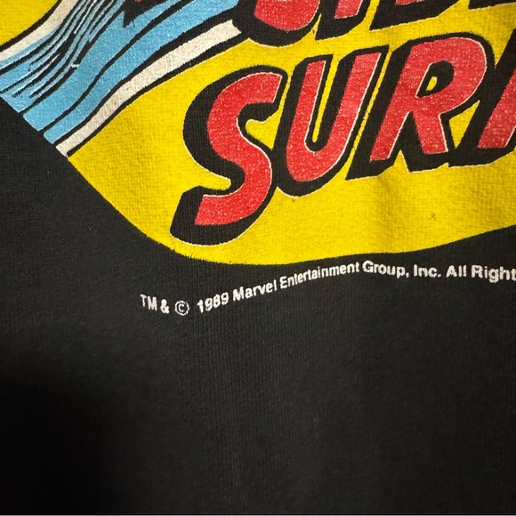 RARE Marvel Vintage Silver Surfer 1989 Crewneck - Picture 3 of 5